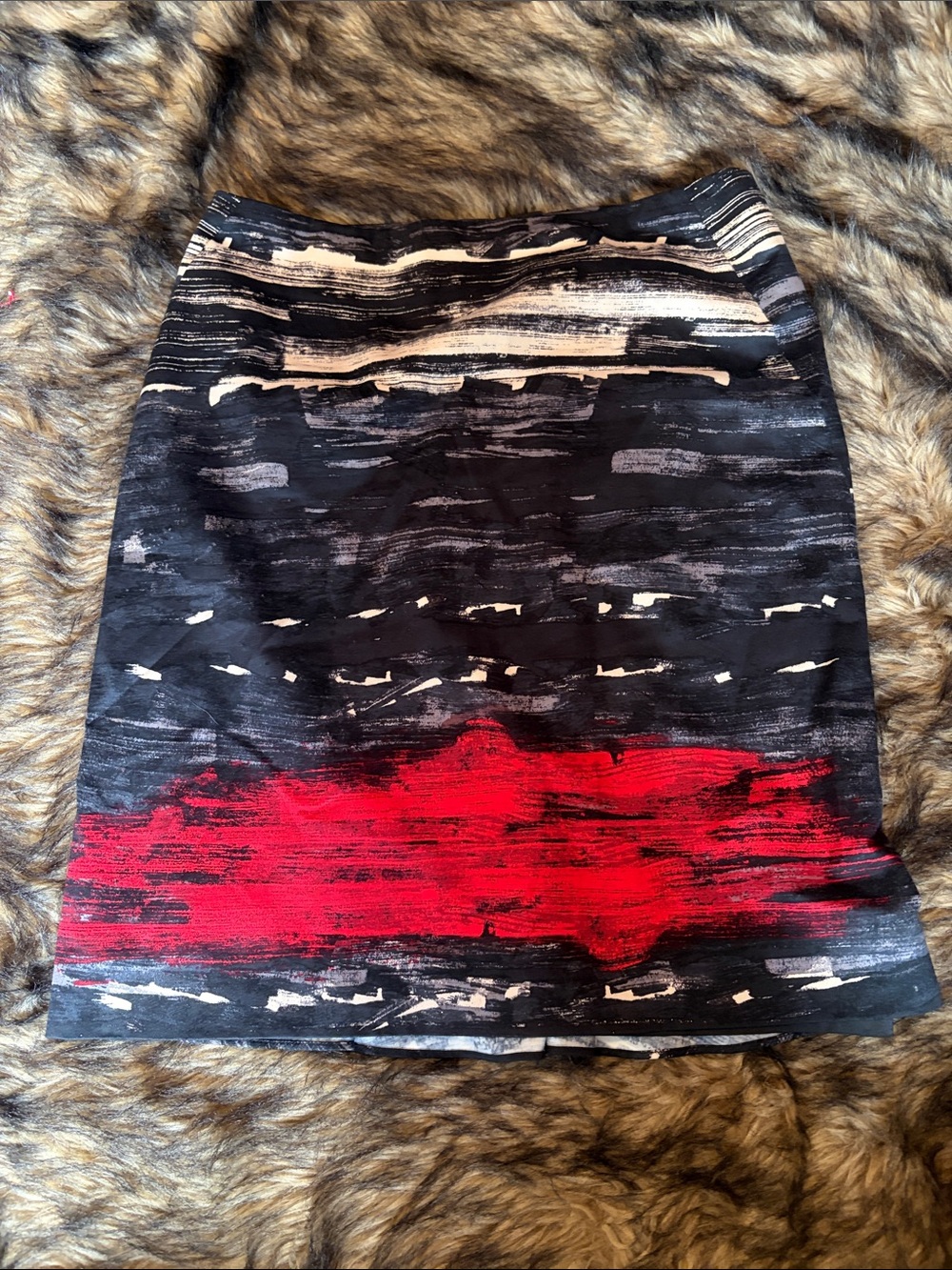 Etcetera Skirt 8 Abstract Y2K Avant-Garde Statement Brushstroke Bold Art To Wear